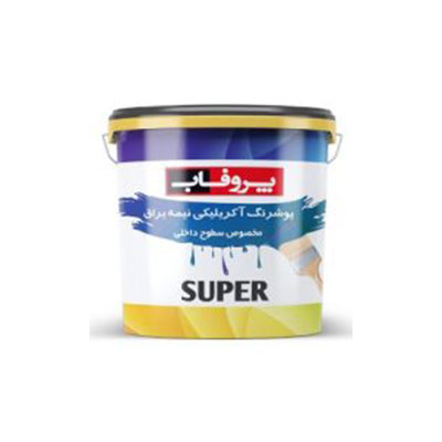 رنگ آکریلیک نیمه براق