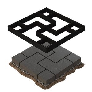 شابلون سنگفرش سیمانی مدل MOLD X160